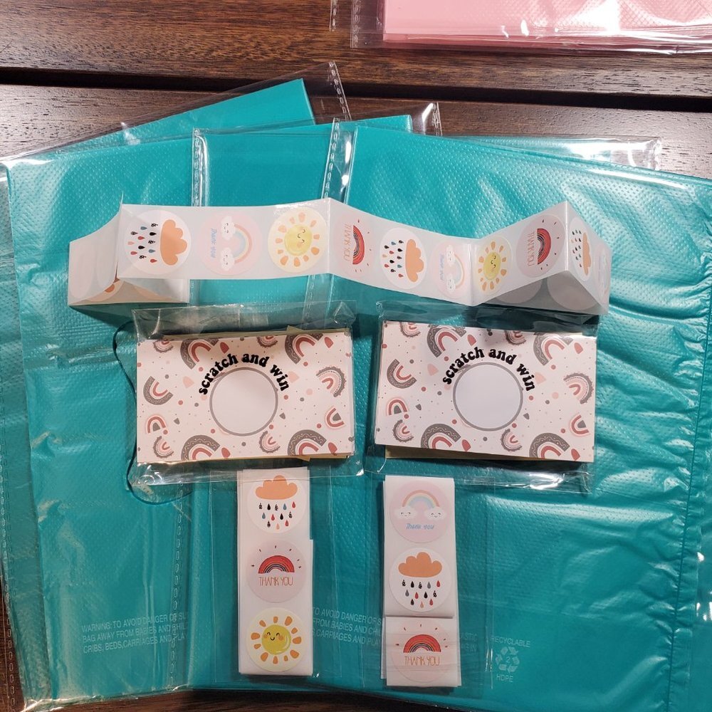 Baby Boy / Unisex Baby Shower-Party-Birthday Bundle - Goodie Bags, Scratch & Win